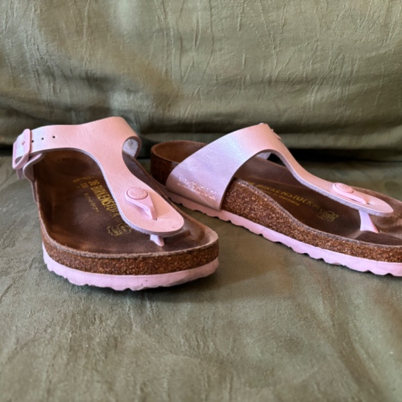 Birkenstock Women's Gizeh Vegan Sandal Pearlescent Pink (Size 36 Reg) - Picture 1 of 9